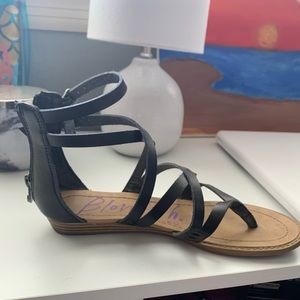 blowfish black sandal